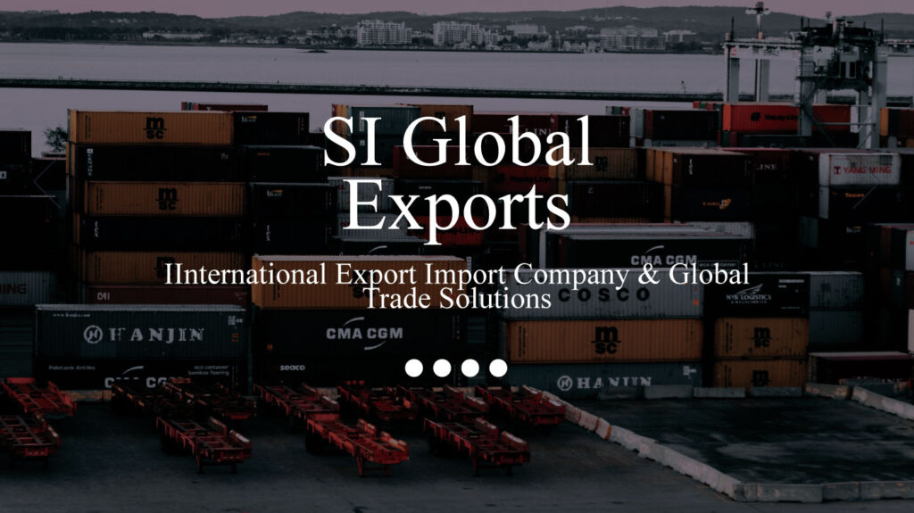 si global export. home page